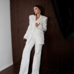 White Denim Suit